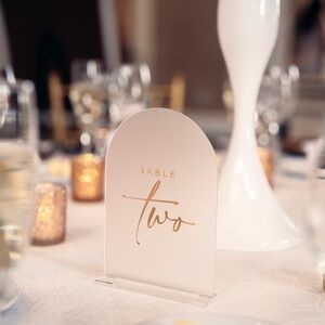 Wedding Table Numbers